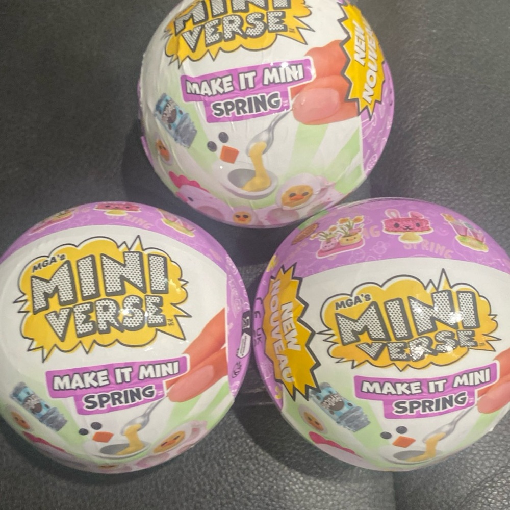 3 packs Mini Verse Make It Mini Spring Playset
